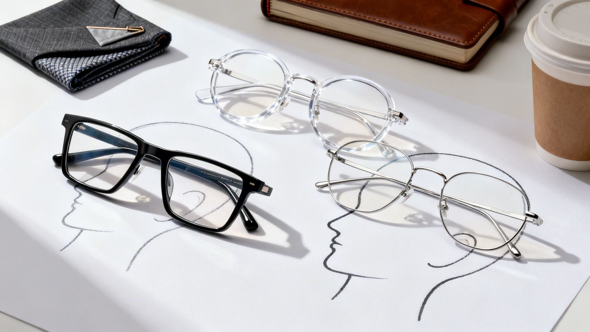 multiple high end chic glasses on a table